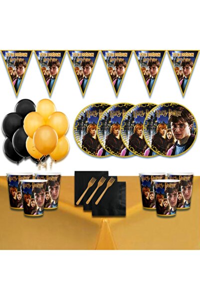 Harry Potter 16 Kişilik Doğum Günü Parti Süsleri Malzemeleri Seti