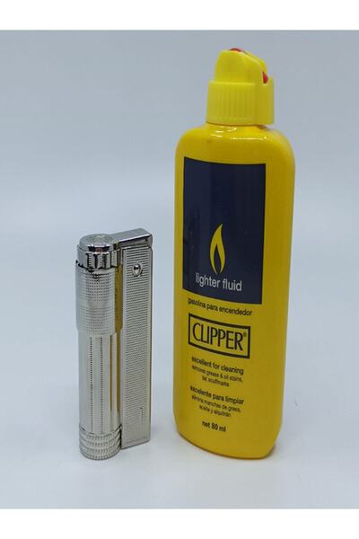 Clipper Muhtar Çakmağı Gümüş Ve Benzin