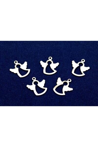 yfhobi 10 Adet- 13x15 Mm Melek Desenli Pul, Takı Malzemesi, Metal Pul, Nikel ...