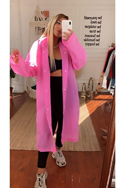 matmazel butik Ροζ αδιάβροχο