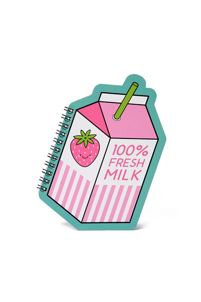 4nio Fresh Milk Mini Shaped Notebook