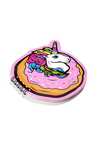 4nio Donut Unicorn Shaped Mini Notebook