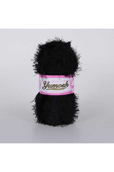 Ören Bayan Yumosh Tüylü Örgü Ipi |100gr |999-siyah|