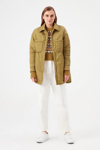 Açelya Okcu Oversize Pocket Detailed Raincoat
