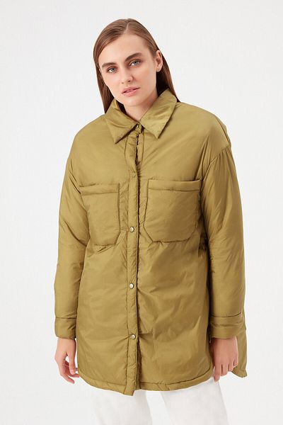 Açelya Okcu Oversize Pocket Detailed Raincoat