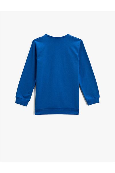 Koton Marvel Licensed Printed Long Sleeve Sweatshirt