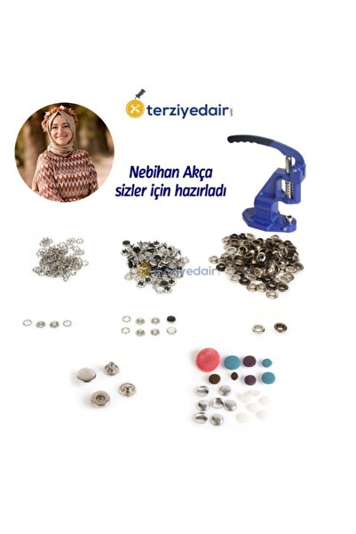 Koza Fermuar Nebihan Akça Özel Dikiş Seti (makine+aparatlar+ürünler)