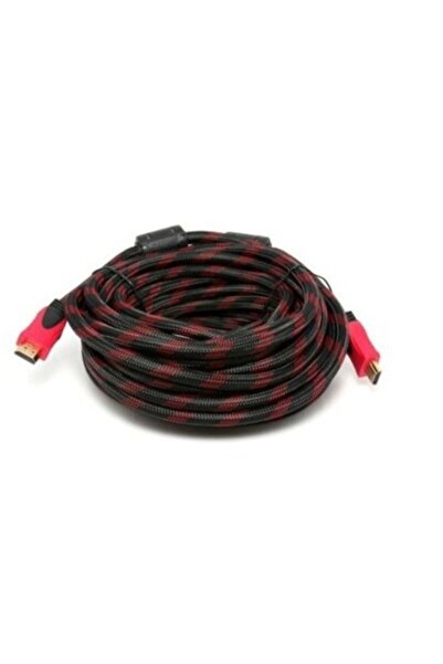 ATAELEKTRONİK 15 Meter Audio and Video Cable HDMI Gold Gold Cable Full Hd 3D ...