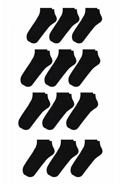Altınay 12 Pairs Patterned Women's Booties Socks 18pat