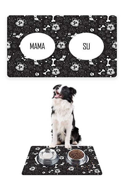 Patipeti Köpek Mama Altlığı Mama Paspası Köpek Mama Eğitim Paspası 50x35cm