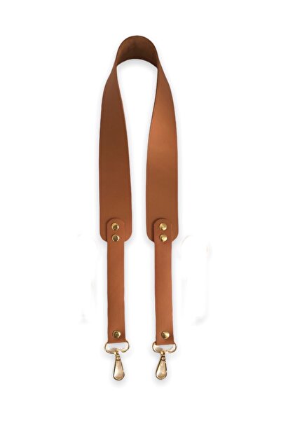 alfa tasarım atölyesi Hakiki Deri Çanta Sapı, Kamera Askısı - Camel Rengi