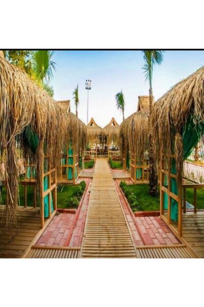 tunalar Püskül Otu Saçaklı Ot Dekoratif 1sacak uzunlugu 2 eni