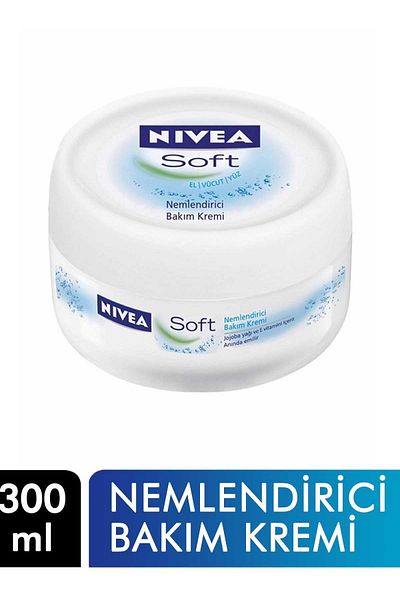 NIVEA Soft Cream 300ml - Moisturizing Care Face Cream4005900009371
