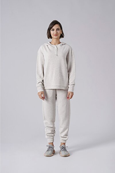 nosewear Kadın Krem Eşofman Altı