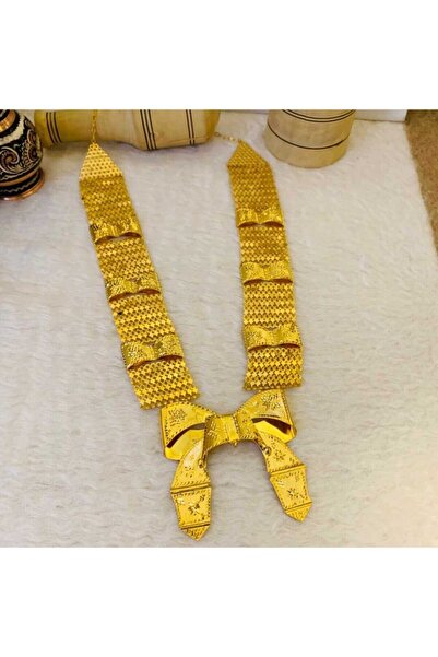 barisiva gold 22 Ayar Altın Kaplama Frenk Bağı Kolye