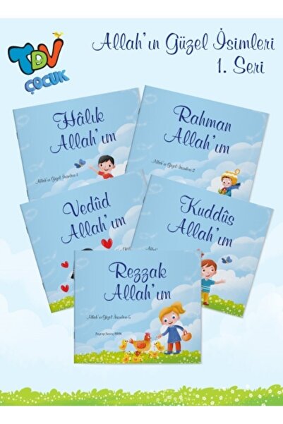 Türkiye Diyanet Vakfı Yayınları Allahın Güzel Isimleri 1 Seri 5 Kitap Takım