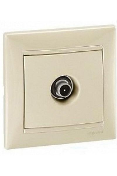 Legrand Valena Cream - Tv Socket Star Model