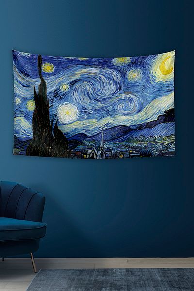 Vagonik Van Gogh Starry Night 1 Ταπετσαρία τοίχου 140 X 100 cm-70x100 cm