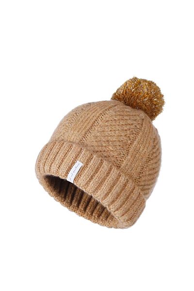 Fonem Unisex Pompom Simurg Beanie Fo 2649 Mustard