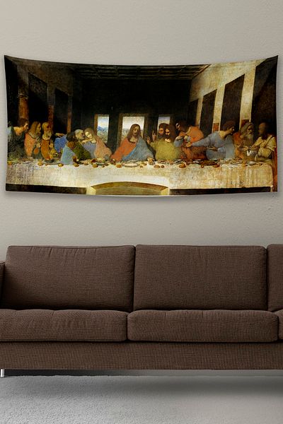 Vagonik Leonardo Da Vinci Τελευταίο Ταπετσαρία Τοίχου Δείπνου 70x140 εκ.