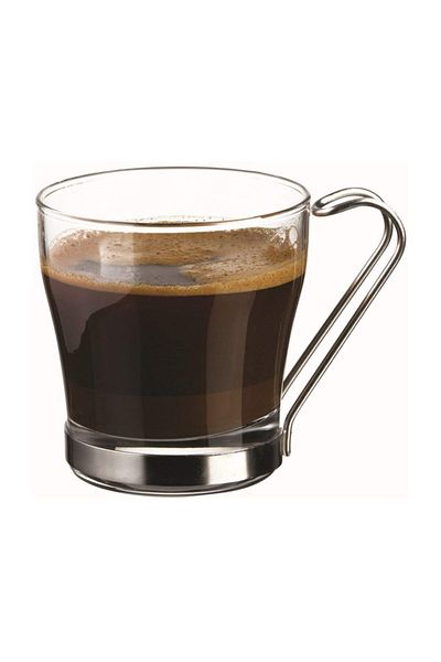 Paşabahçe Chroma 6 Piece Mug with Steel Handle 42665