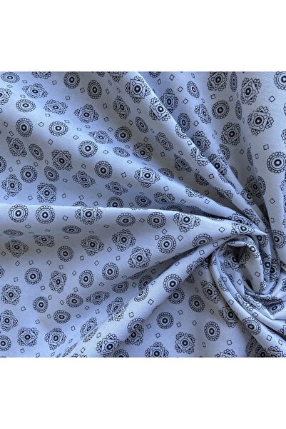 Akteks Πανί με Λευκό Σχέδιο - 150cm Άνευ ραφής