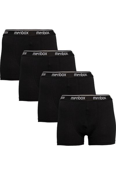 MENBOX Οικονομικό ανδρικό μπόξερ 4 τεμαχίων Lycra Classic