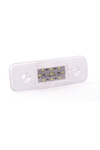 AHMET OTOMOTİV Dekoratif Lamba Beyaz Renk 9 Ledli 11,5cm 12v-24v