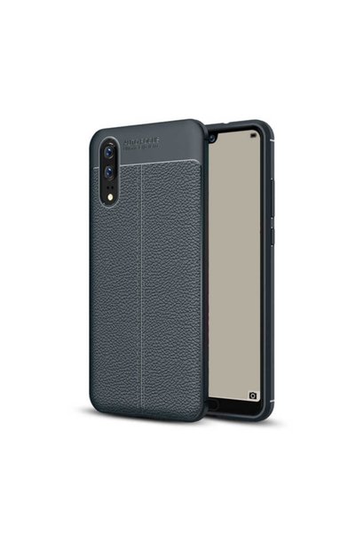 Generic Brand غطاء حماية فائق من السيليكون ذو مظهر جلدي متوافق مع هاتف Huawei...