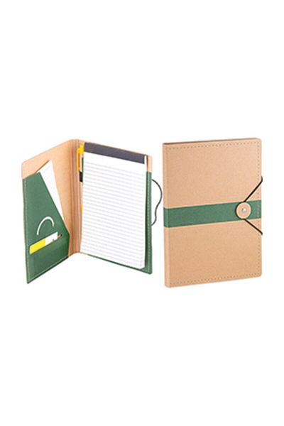 TREND Meeting Notebook with Reversible Elastics with Business Card and File Compartments