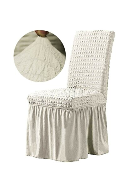 elgeyar Standard Wrap Chair - Κάλυμμα με φούστες και λάστιχο