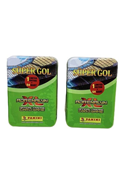Panini 2014-2015 Türk Futbolcu Kartı Kolejsiyonu Özel Metal Kutulu 2 Paket Birden 110 Kart Orjinal