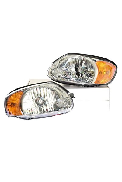 Genel Markalar Hyundai Accent Admire Sağ + Sol Ön Far Takımı Manuel 2003--2006