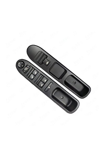 Genel Markalar Peugeot 207 Cam Açma Düğmesi Anahtarı Sağ + Sol Takım 2007--2013 ( Pejo Cam Düğmesi )