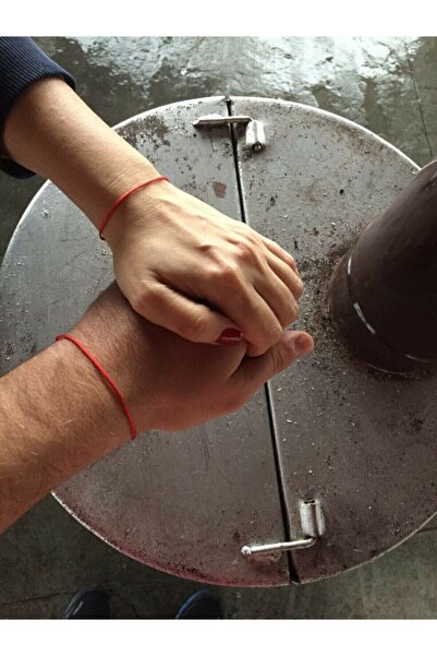 İsabella Accessories Red String Kırmızı Ip Çift Bileklik