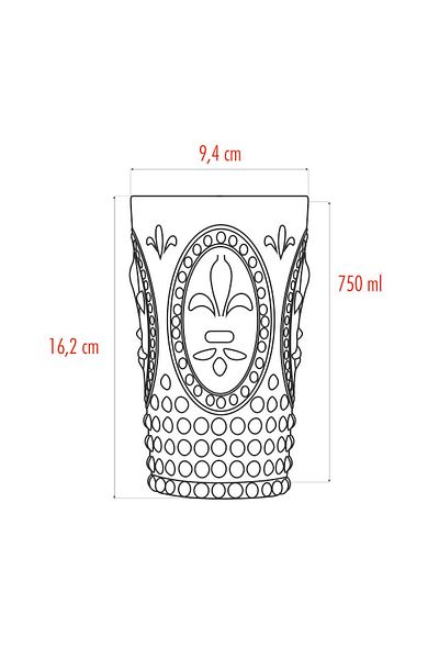 ultraform كوب سحري طويل مدخن