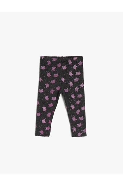 Koton Black Baby Girl Tights