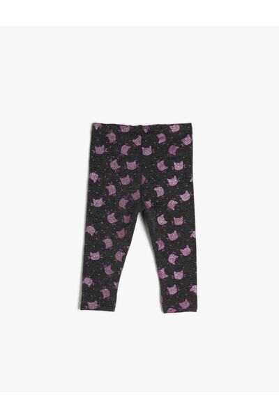 Koton Black Baby Girl Tights