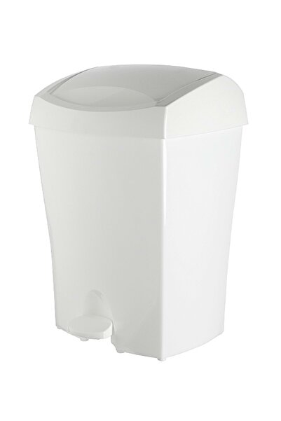 Dükkanönü Titiz Trash Star Çöp Kovası 10 Lt Beyaz Tp-721