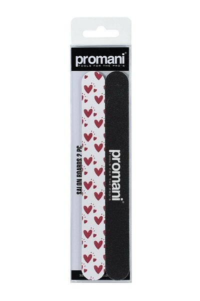 Promani 2-Pack Paper Rasp (Black and Patterned) - Pr404 10598 Category: Nail Care