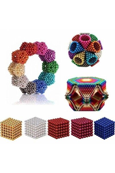 sin@rasta مكعب مغناطيسي 6 ألوان 5 مم - 216 قطعة كرات مغناطيسية، كرات وخرز، لعبة الإجهاد
