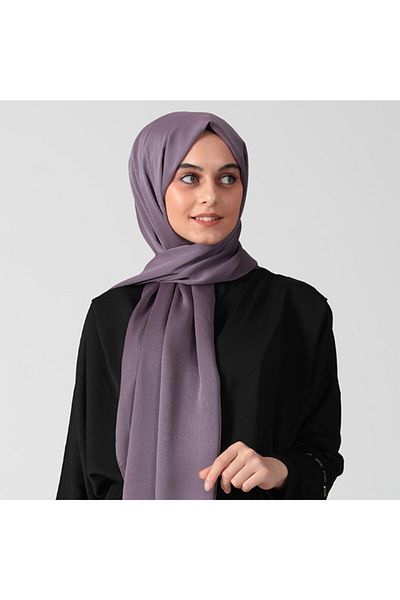 ipekistanbul Janjanli Chiffon Shawl - Fig Purple