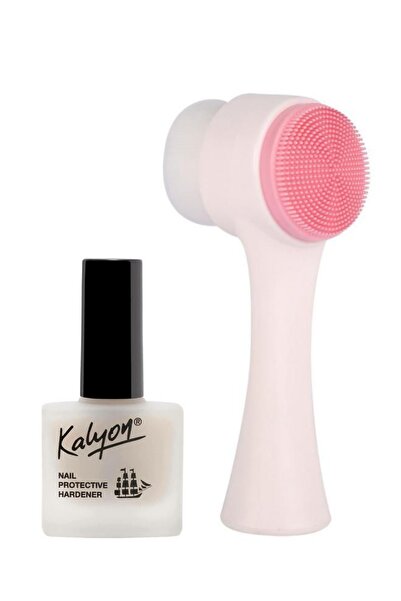 Kalyon Tırnak Sertleştirici Ve Fluweel Cilt Ve Yüz Temizleme Fırçası