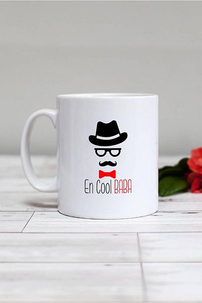 Hedizu كوب هدية رائع للأب أبيض