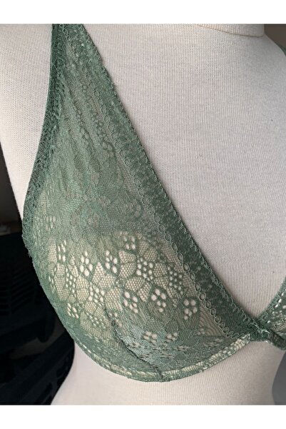 Cansoy 159 γυναικείο άδειο σουτιέν με δαντέλα Angel Khaki 159