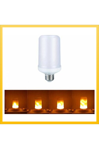 Genel Markalar Alev Efektli Led Ampul Alevli Animasyonlu 3 Kademeli/ Yılbaşı Hediyelik