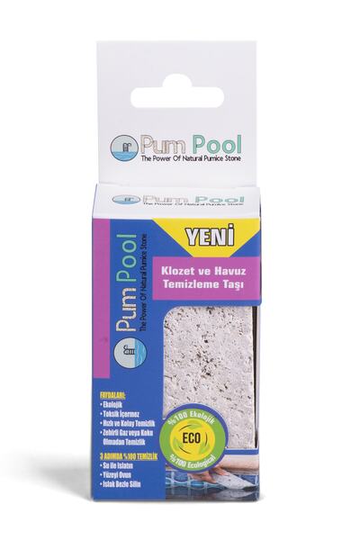 Pumice World Pum Pool Tuvalet Temizleyicisi Pomza, Havuz, Küvet, Fayans, Klozet, Sert Yüzey Temizleyici Ponza