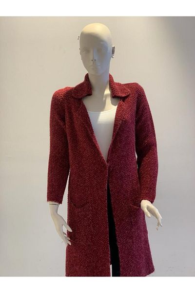 STAMINA Cardigan de damă cu guler snap