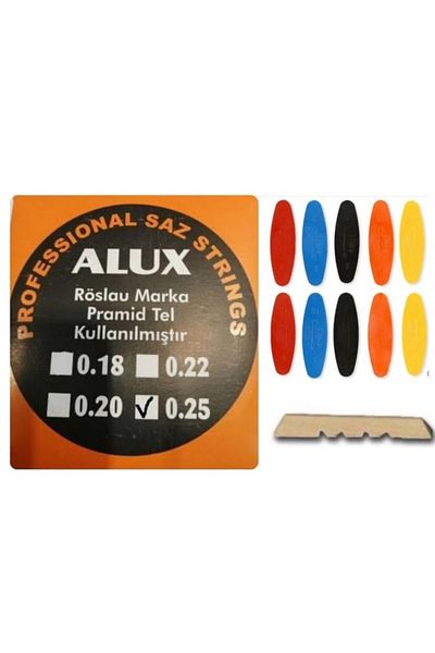 Alux Şenses Music 0.25 Professional Divan Connecting Pyramid Wire Set + 10 Numbered Tezene + Threshold