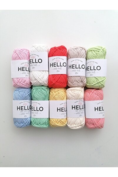 Hello Iplik 10'lu (punch, Amigurumi) V2175